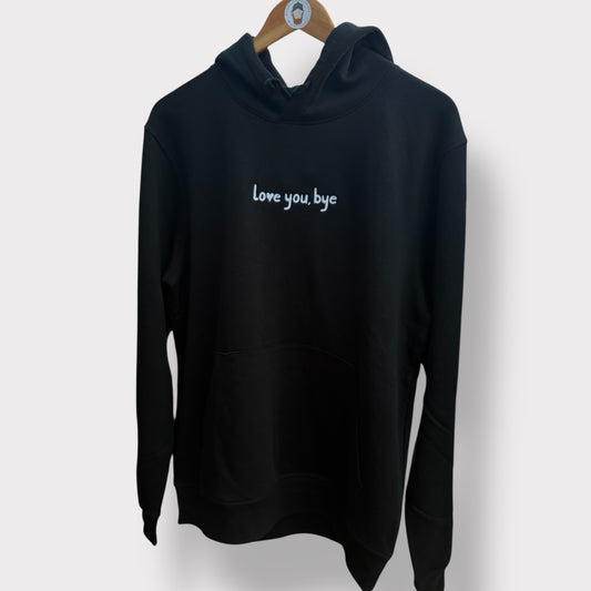 Love You Bye Drummer Hoodie - Jet Black
