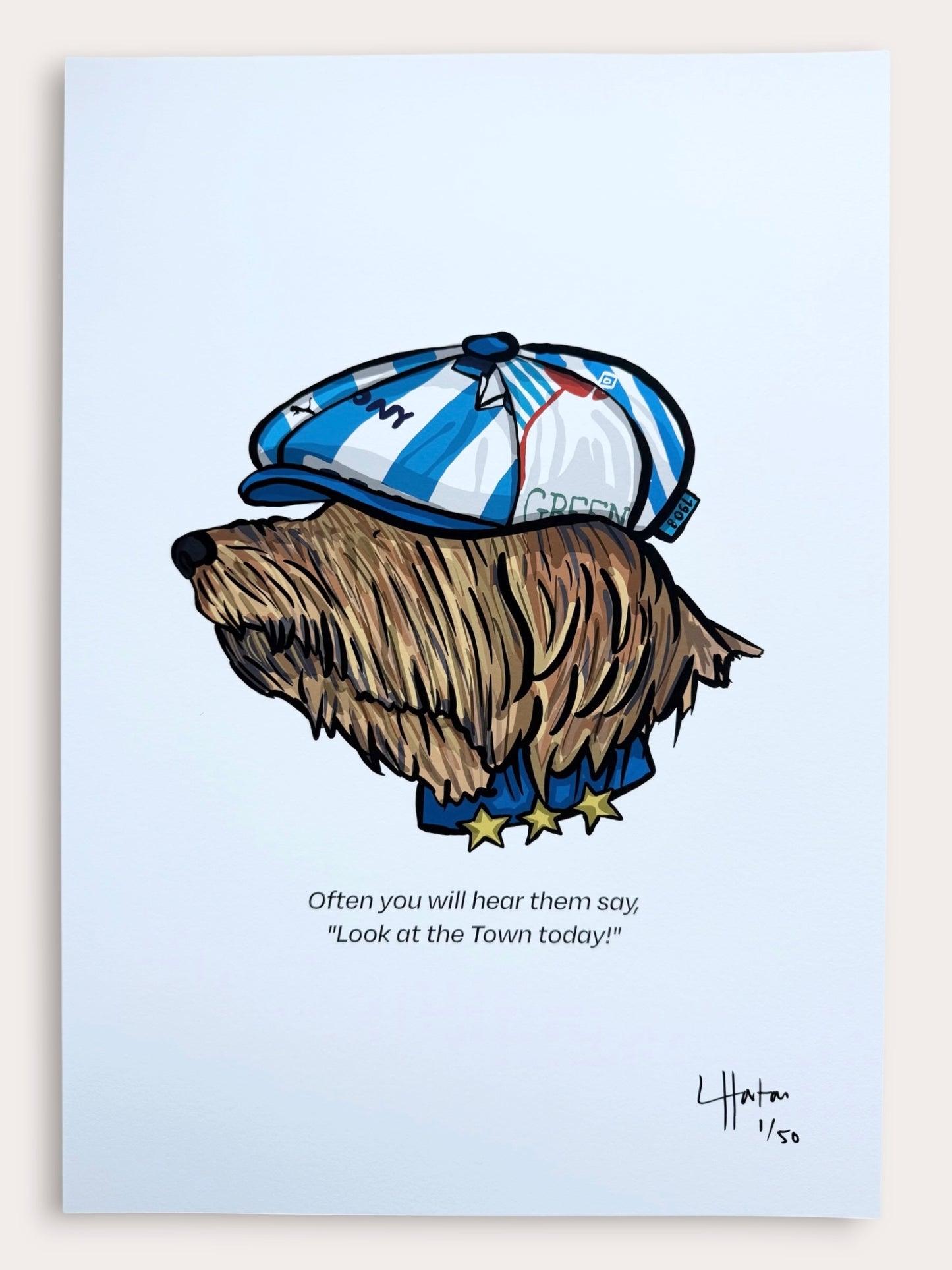 The Yorkshire Terrier - Signed Limited Edition Giclee Print (50) - LukeHorton Art