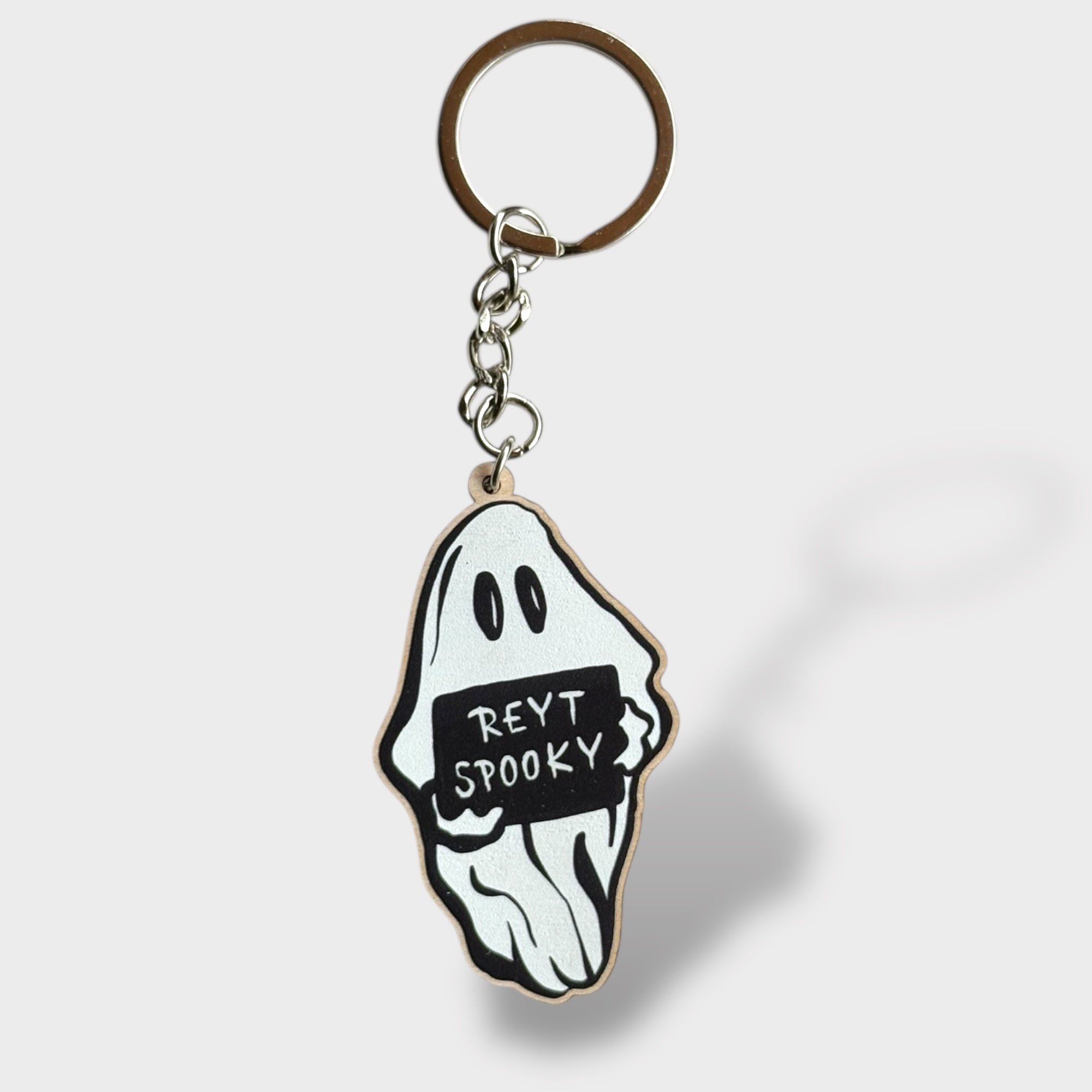 Reyt Spooky Keyring - Yorkshire Art Keyring – Luke Horton Art