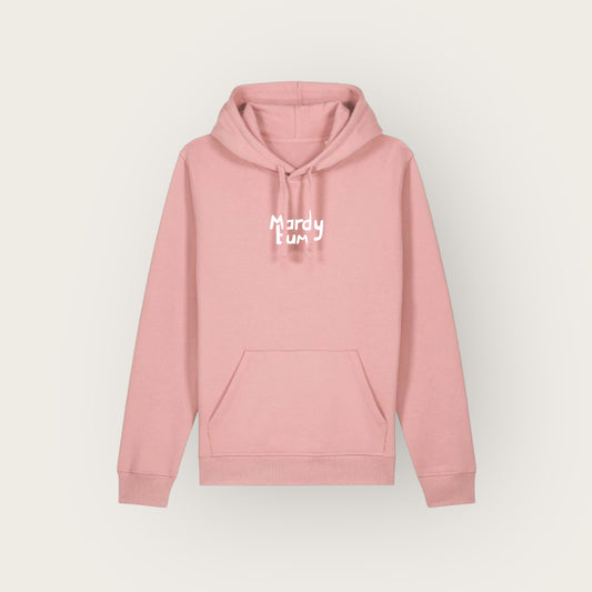 PRE ORDER - Mardy Bum Drummer Hoodie - Himalayan Salt Pink