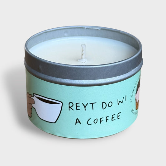 Reyt Do Wi A Coffee Candle - Luke Horton