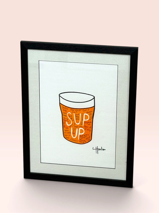 Sup Up - Original Drawing - LukeHorton Art