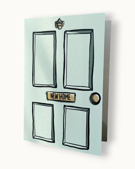 New Home Door- Greetings Card - LukeHorton Art