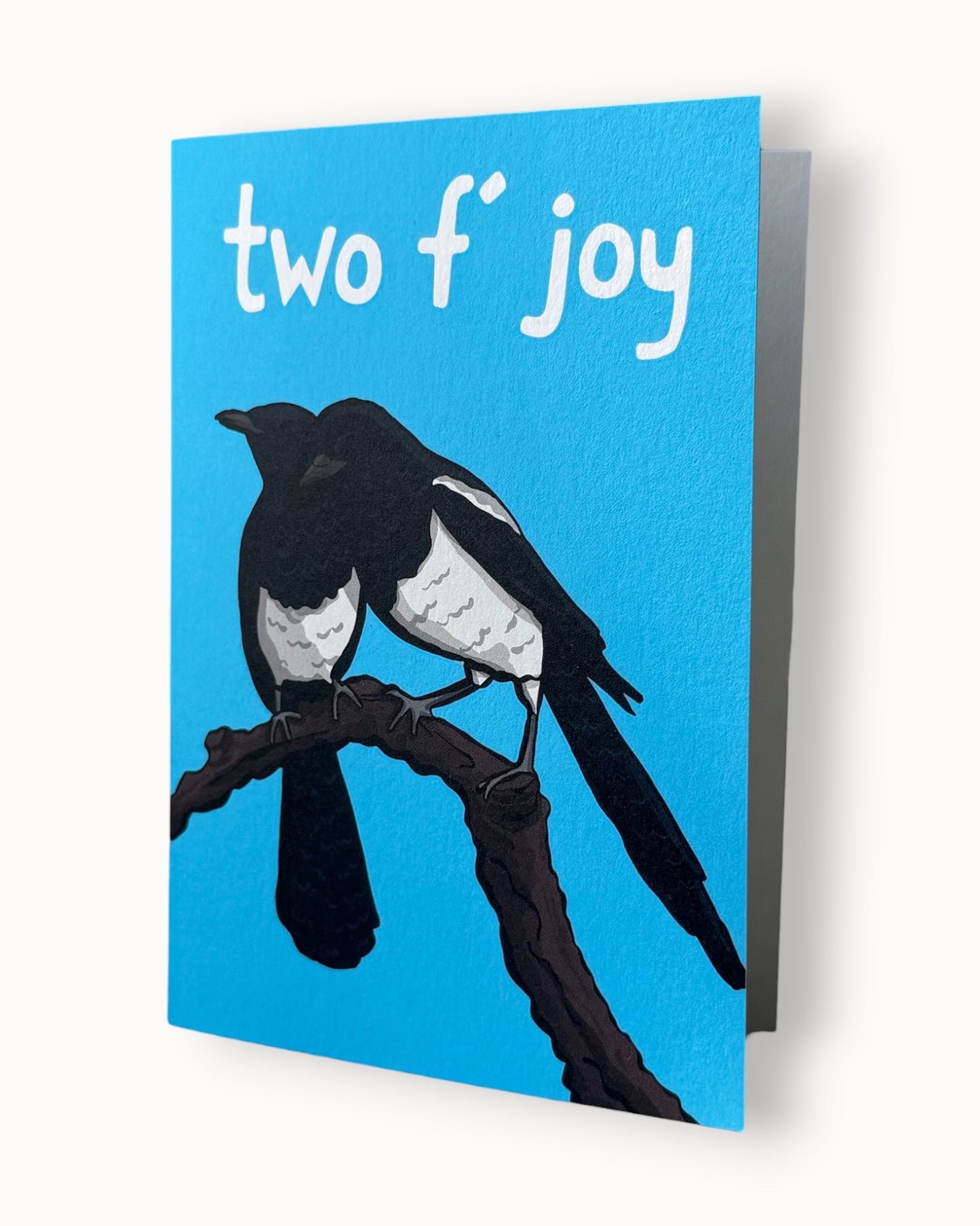 Two F' Joy - Greetings Card - LukeHorton Art