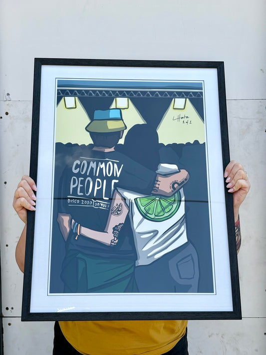 1 of 1 Signed & Framed - Tramlines V.3 - LukeHorton Art