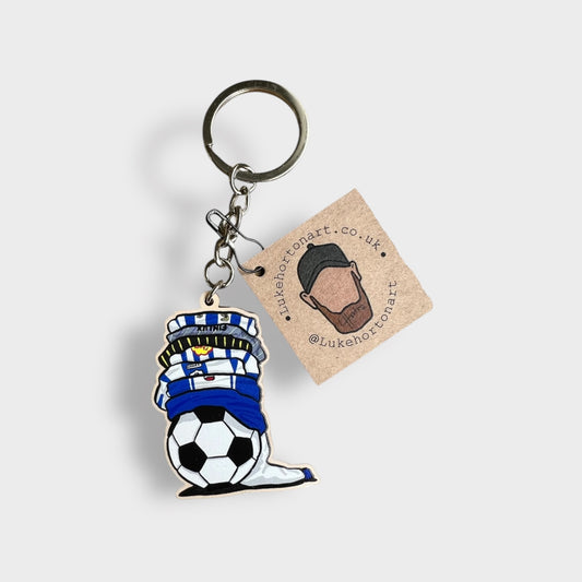 SWFC Shirts Keyring - Sheffield Wednesday Art Keyring