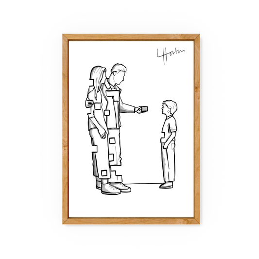 A Little Piece Of Us - Art Print - Luke Horton