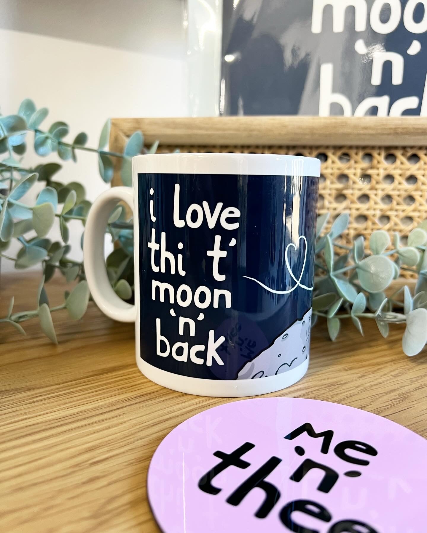 Love Thi T Moon N Back - Yorkshire Slang Mug - Luke Horton