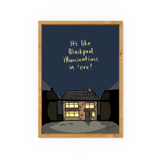 Blackpool Illuminations - Yorkshire Art Print - Luke Horton