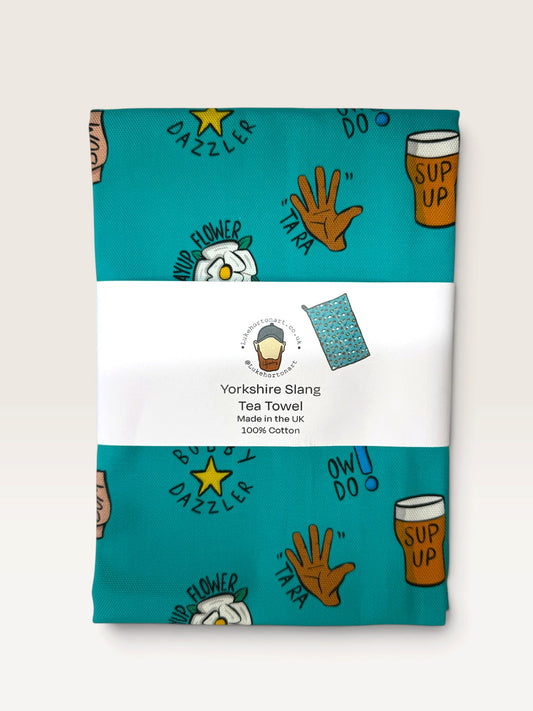 Yorkshire Slang - Tea Towel - Luke Horton