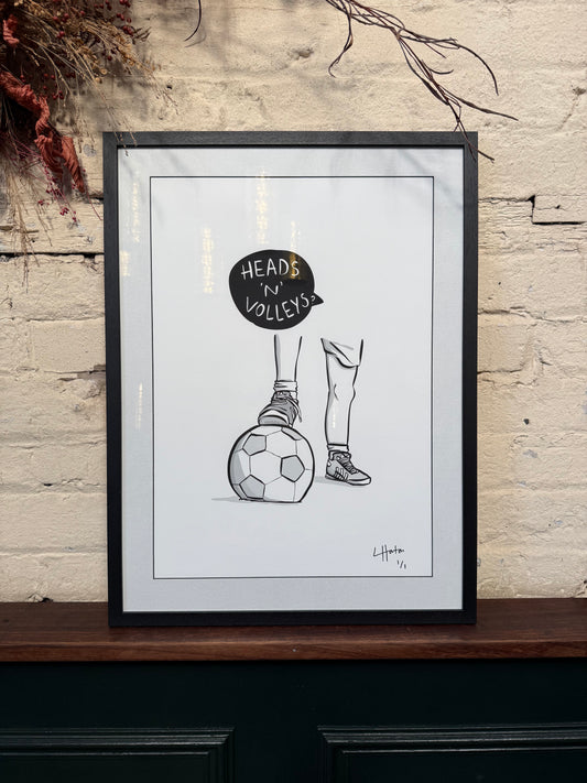 Heads 'n' Volleys - 1 of 1 Signed Limited Edition Print - LukeHorton Art