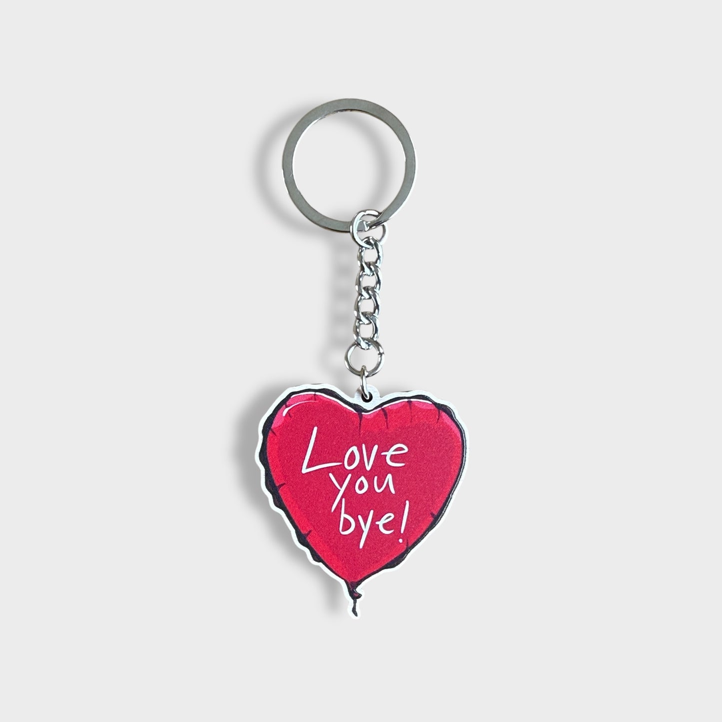 Love You Bye - Art Keyring