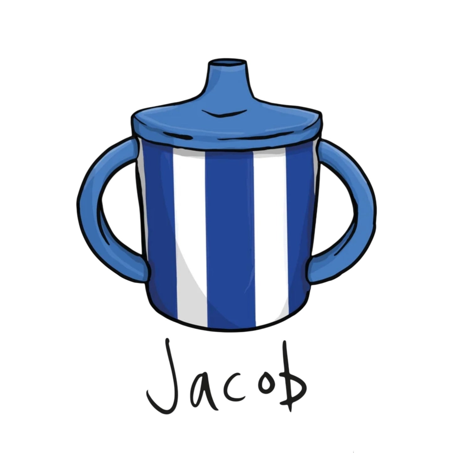 Personalised Beaker Nursery Print (Premium Printed Physical Copy)