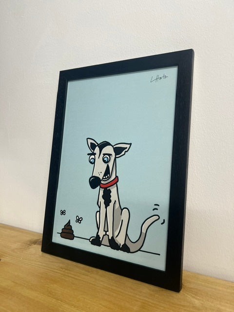 Framed Dog Animal Print - COLLECTION ONLY - Luke Horton