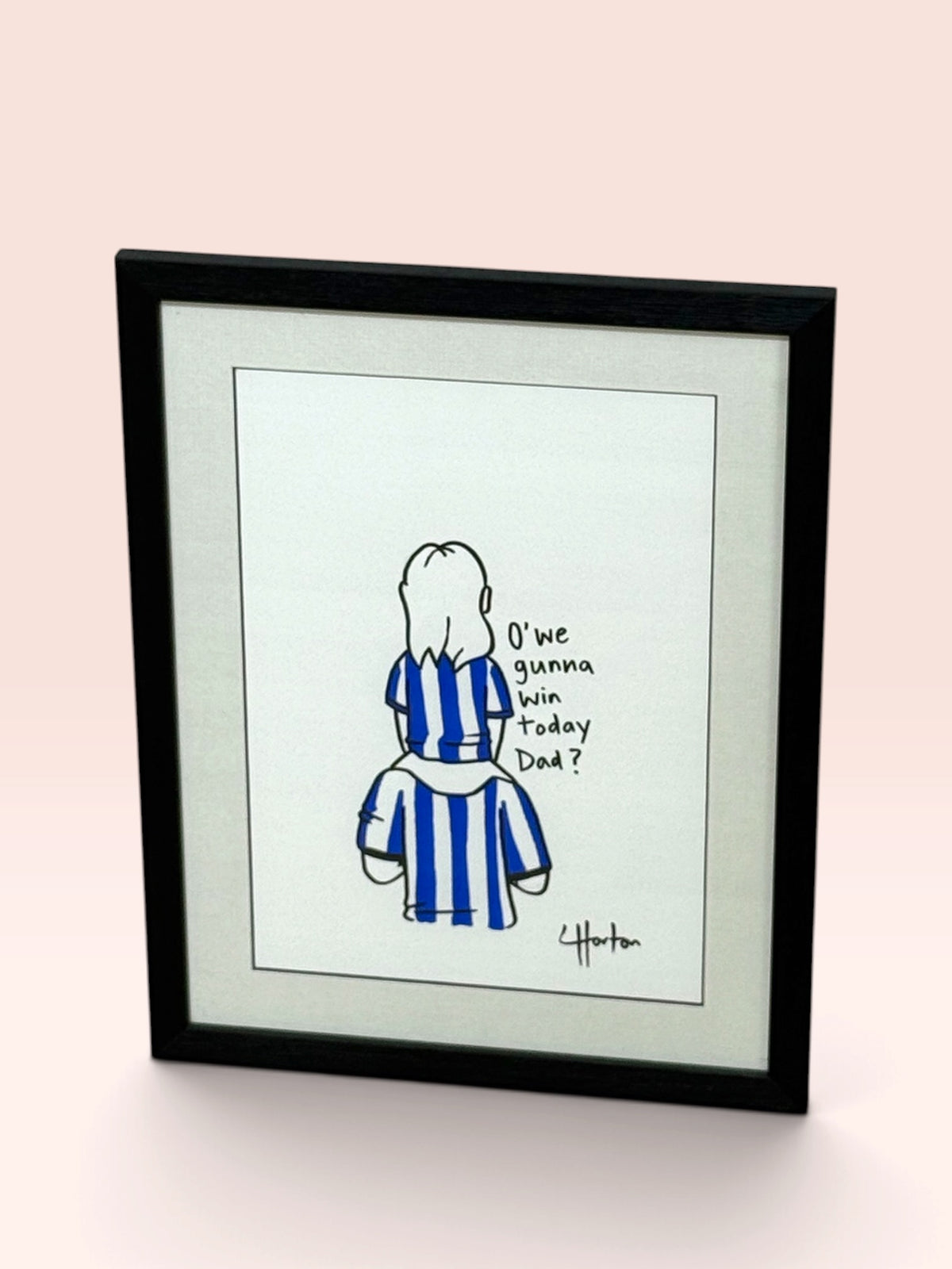 SWFC O'we Gunna Win? - Original Drawing - LukeHorton Art