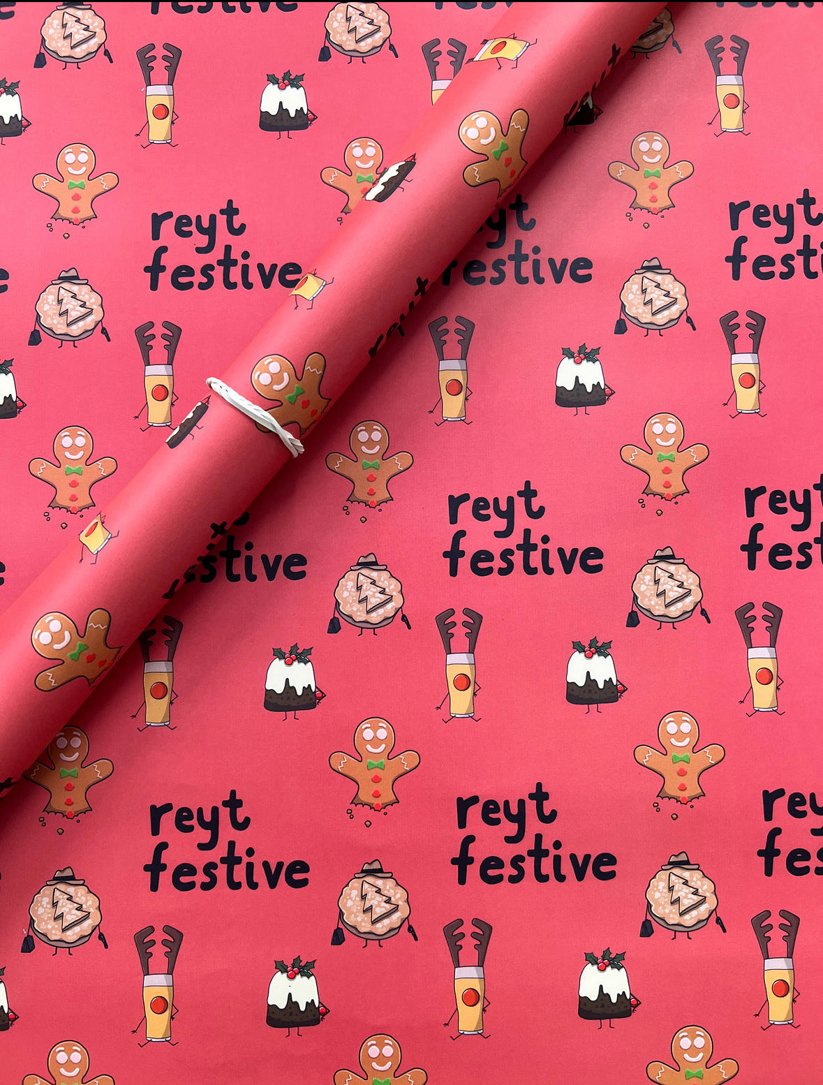 Av A Reyt Christmas & reyt festive  - Christmas Wrapping Sheet pack