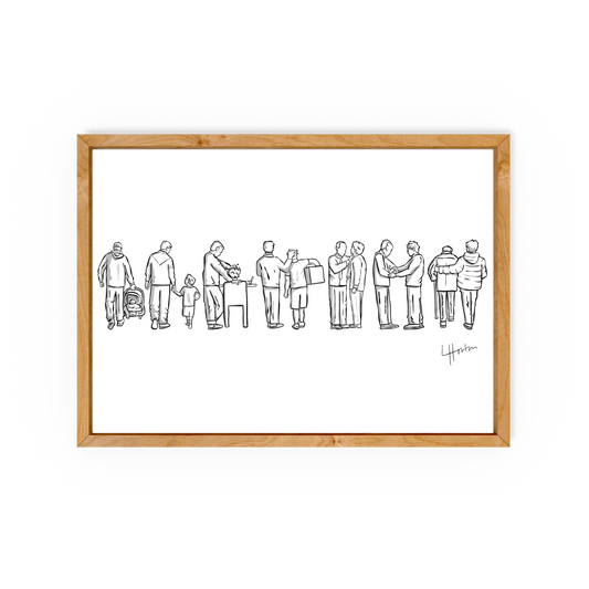 Father & Son Story - Art Print - Luke Horton