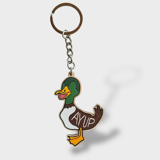 Ayup Duck Keyring - Yorkshire Art Keyring