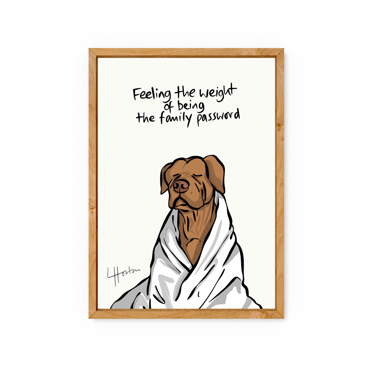 Family Password - Art Print - Luke Horton
