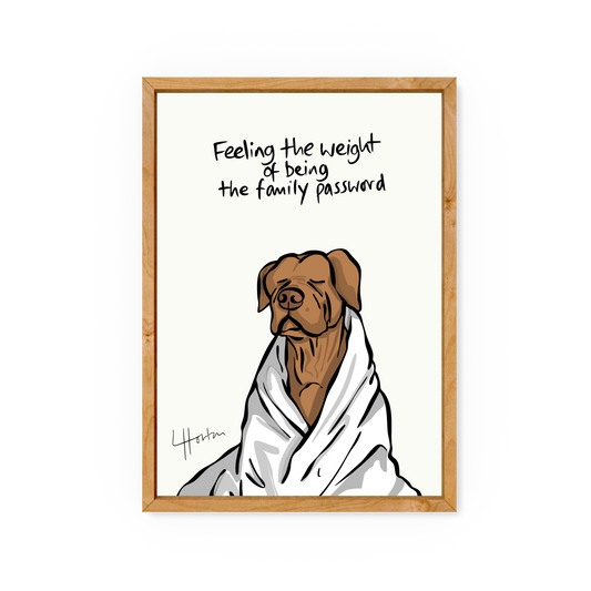 Family Password - Art Print - Luke Horton