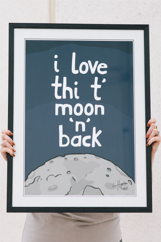 T' Moon 'N' Back - Signed Limited Edition (1 of 1) - LukeHorton Art