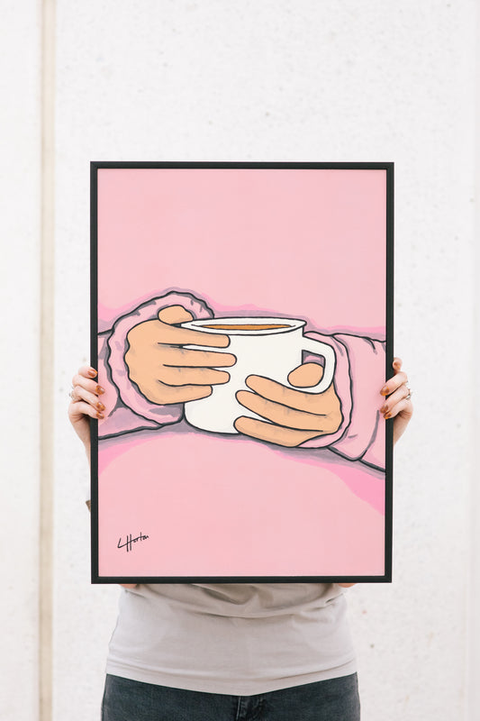 Reassuring Brew - Original Painting - LukeHorton Art