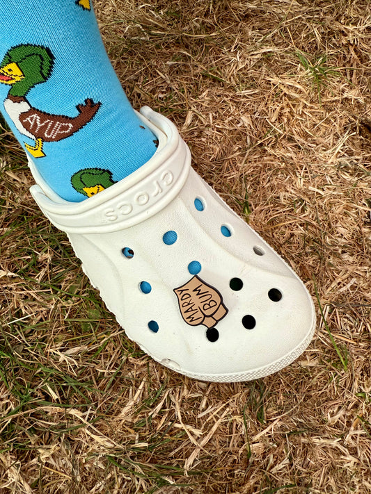 Mardy Bum - CROC Charm - LukeHorton Art