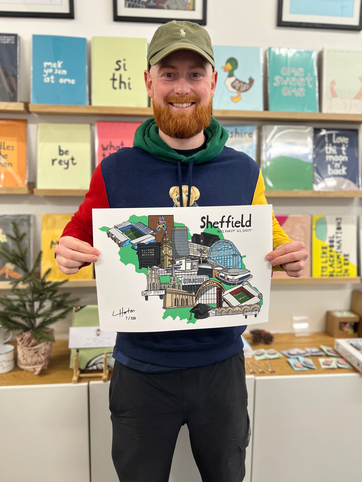 D’ya need a map? - Signed Limited Edition Print (100) - Sheffield - Luke Horton