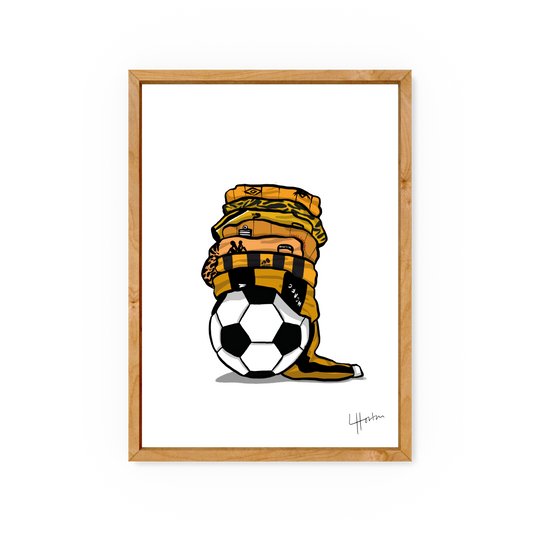 Hull City AFC Shirts - Hull City AFC Art Print - Luke Horton