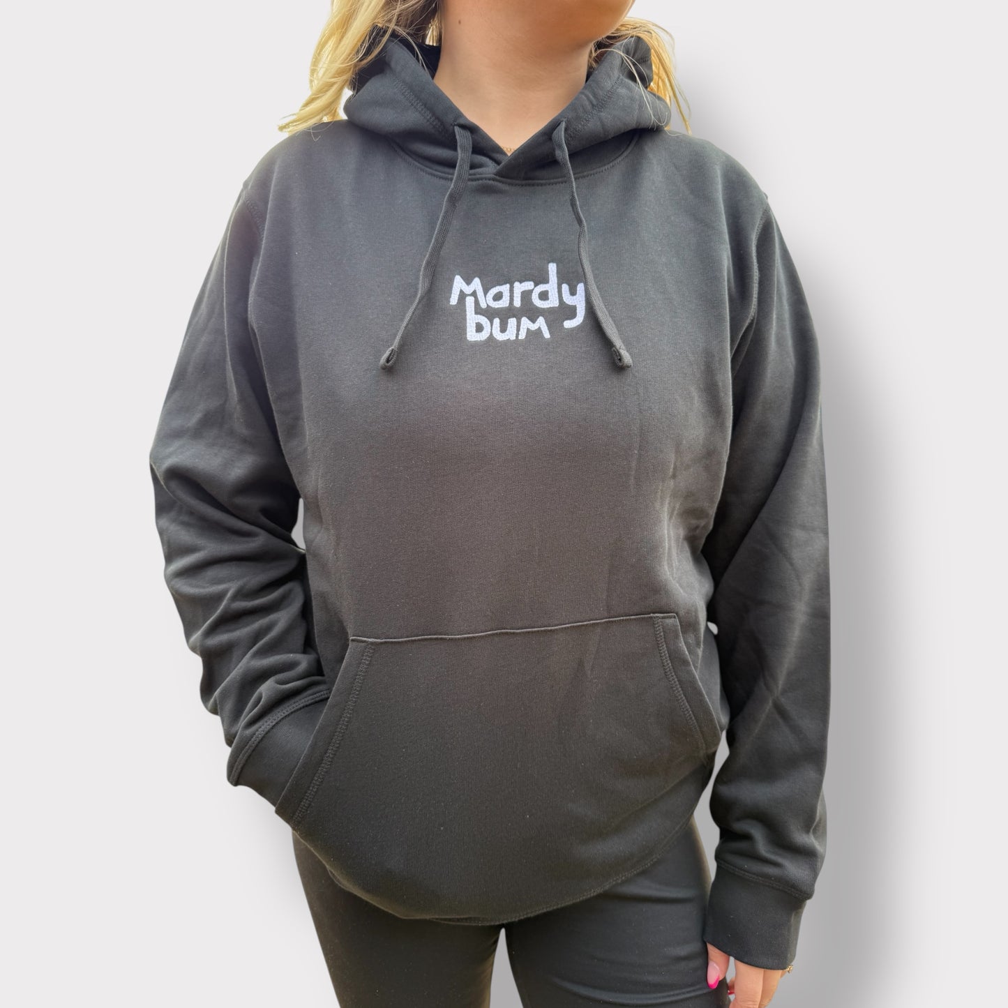 Mardy Bum Drummer Hoodie - Jet Black