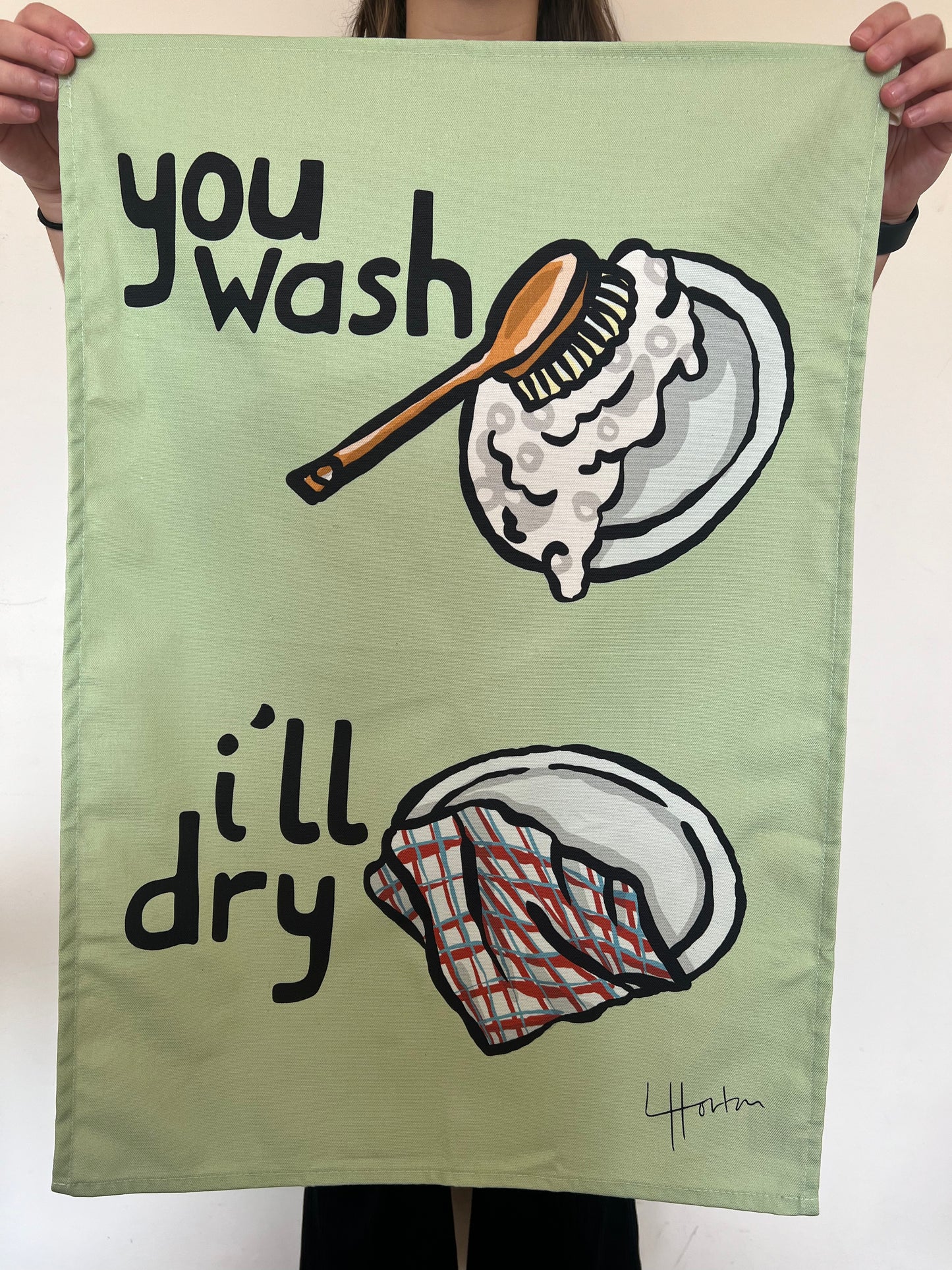 You Wash, I'll Dry - Tea Towel - Luke Horton