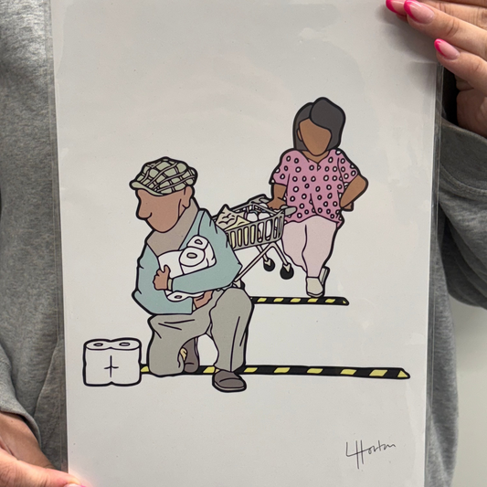 2 Metres - Art Print - Luke Horton