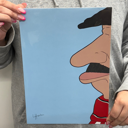 SUFC Bottom Lip - Art Print - Luke Horton