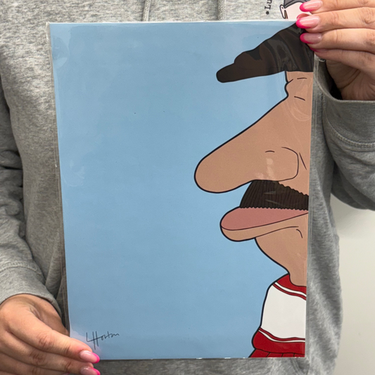 RUFC Bottom Lip - Art Print - Luke Horton