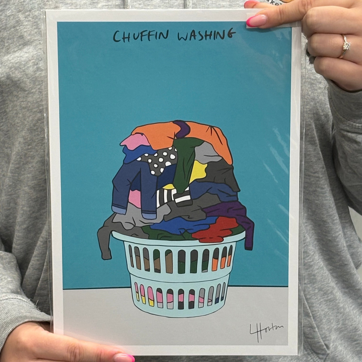 Chuffin washin - Art Print - Luke Horton