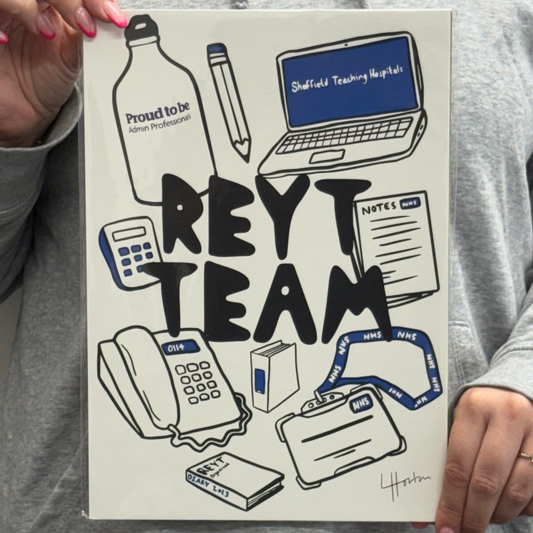 Reyt Team NHS - Art Print - Luke Horton
