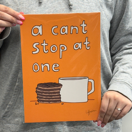 Can't Stop At One Orange- Art Print - Luke Horton