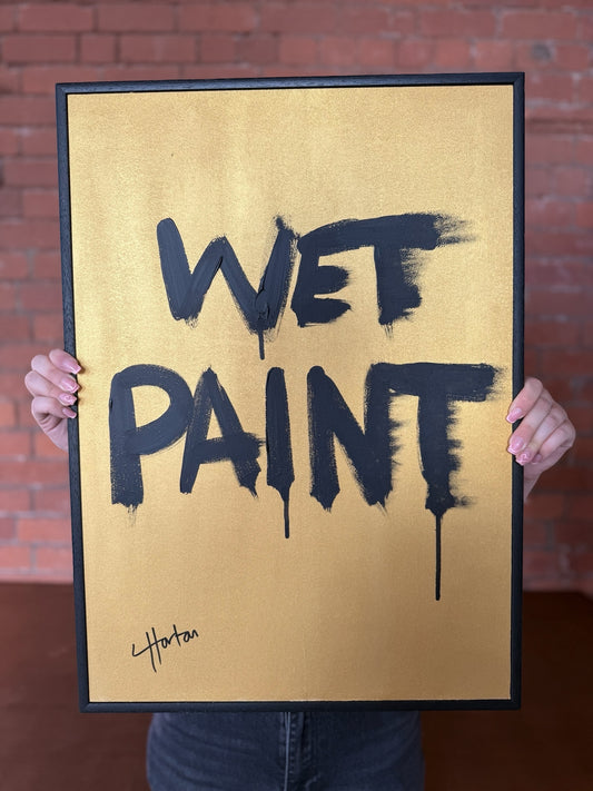 Wet Paint - Original Painting - LukeHorton Art