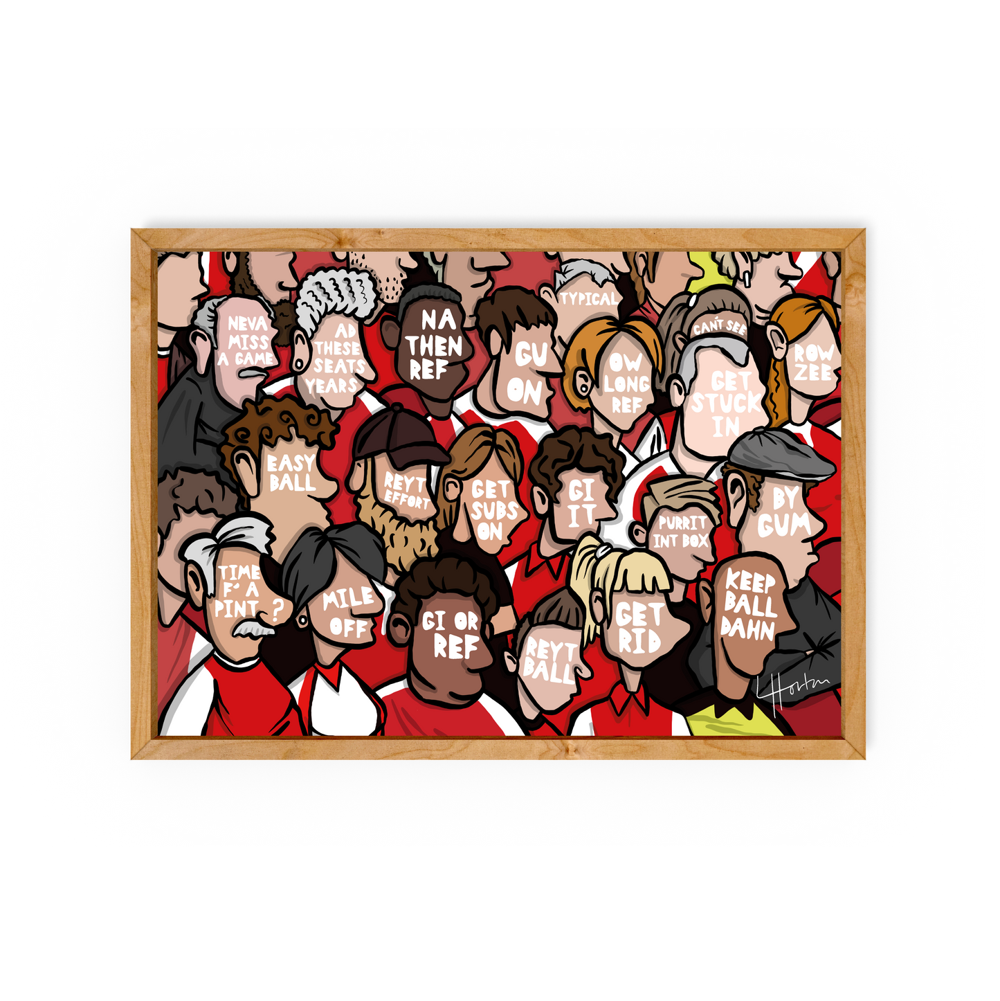 RUFC Fans - Rotherham United FC Art Print - Luke Horton