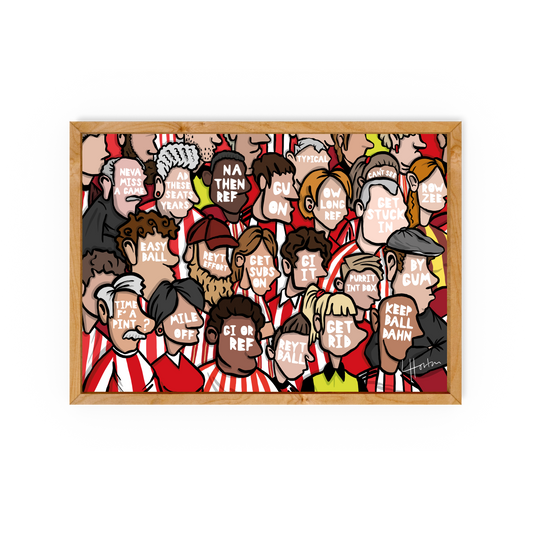 SUFC Fans - Sheffield United Art Print - Luke Horton
