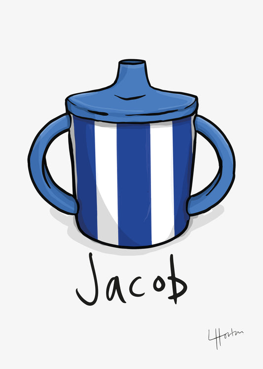 Personalised Beaker Nursery Print (Premium Printed Physical Copy)