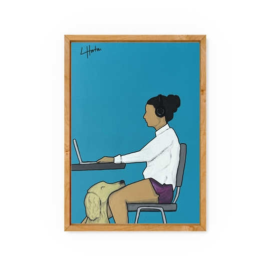 Working From Home - Art Print - Luke Horton