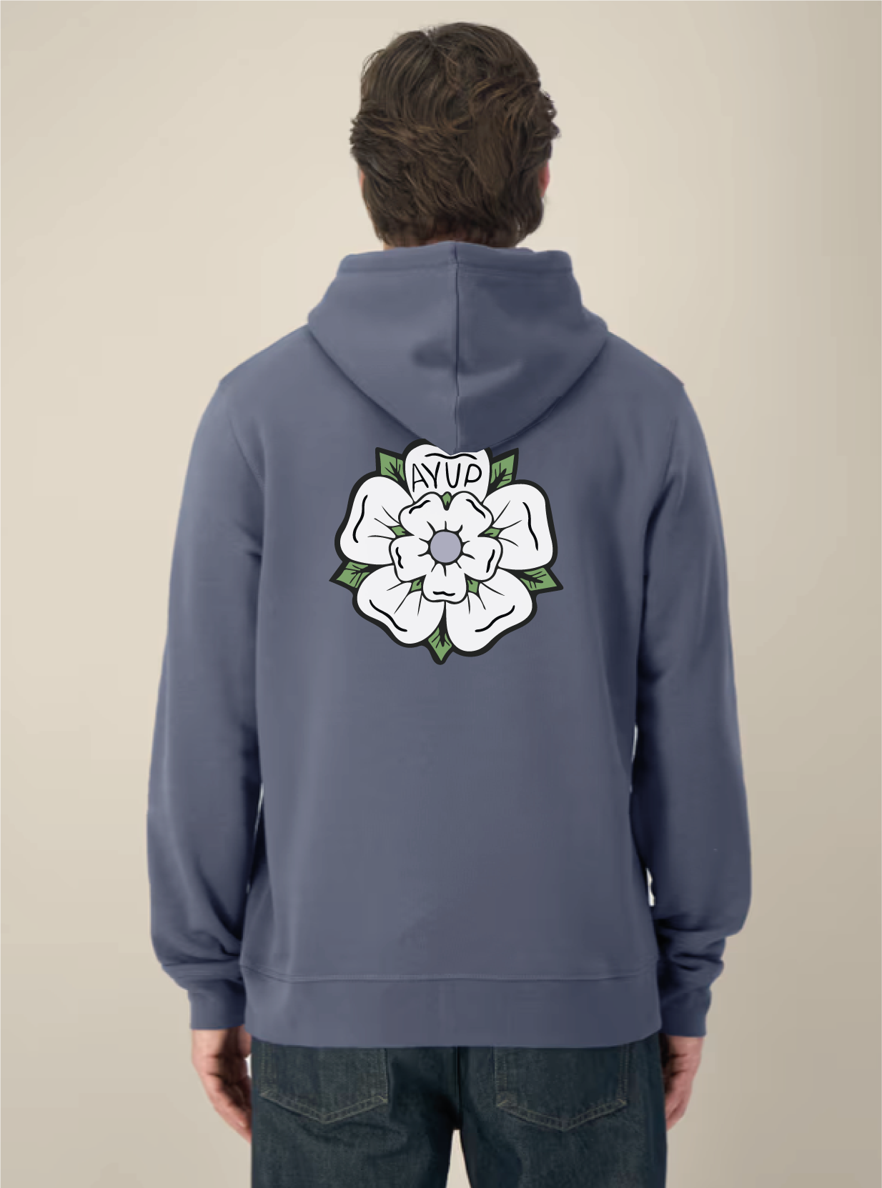 (PRE-ORDER) Ayup Flower Yorkshire Rose Hoodie