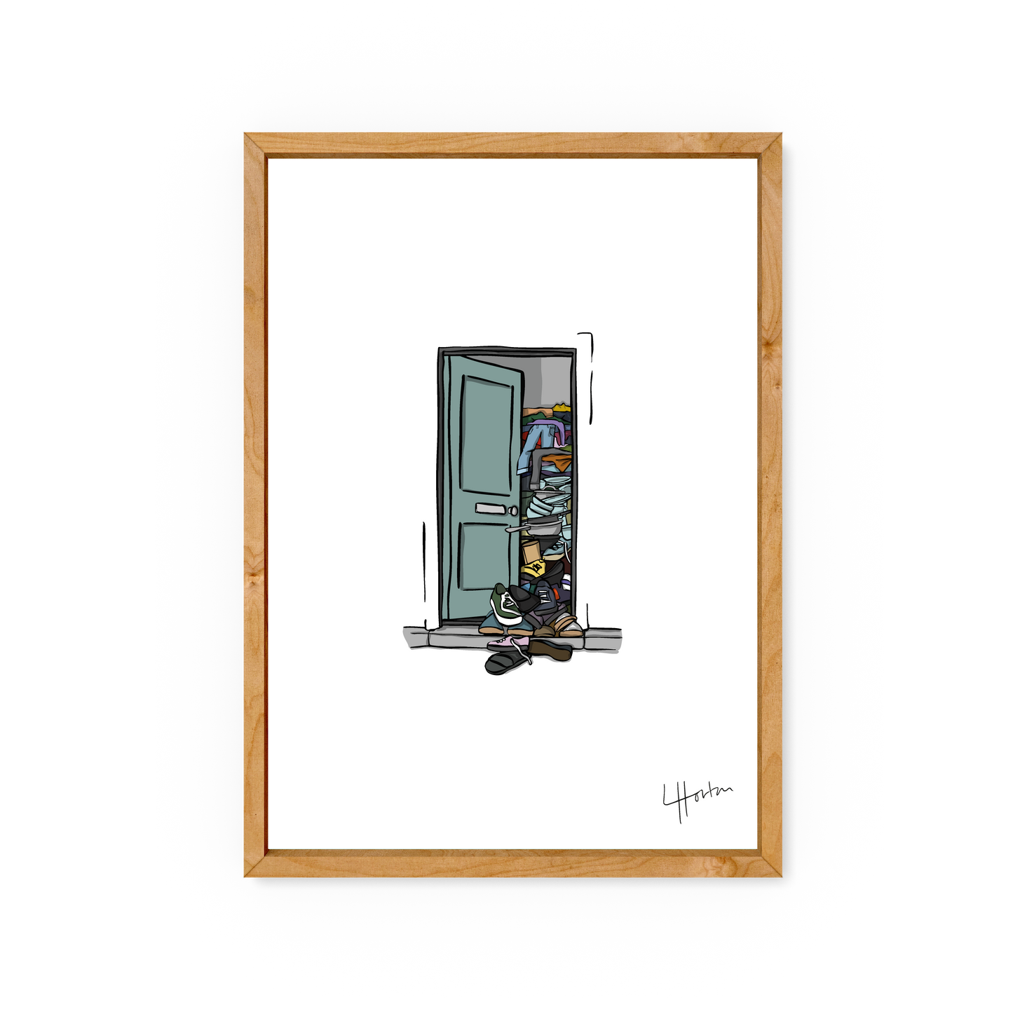 A Build Up - Art Print - Luke Horton