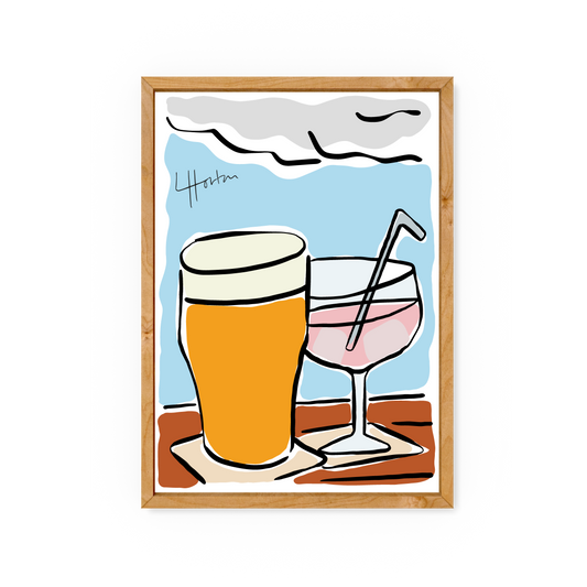 Beer Garden - Print - Luke Horton