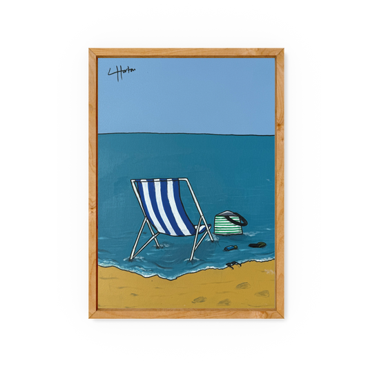 Caught Out By The Tide - Art Print - Luke Horton
