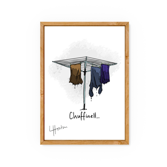 Chuffinell, It's Raining - Art Print - Luke Horton