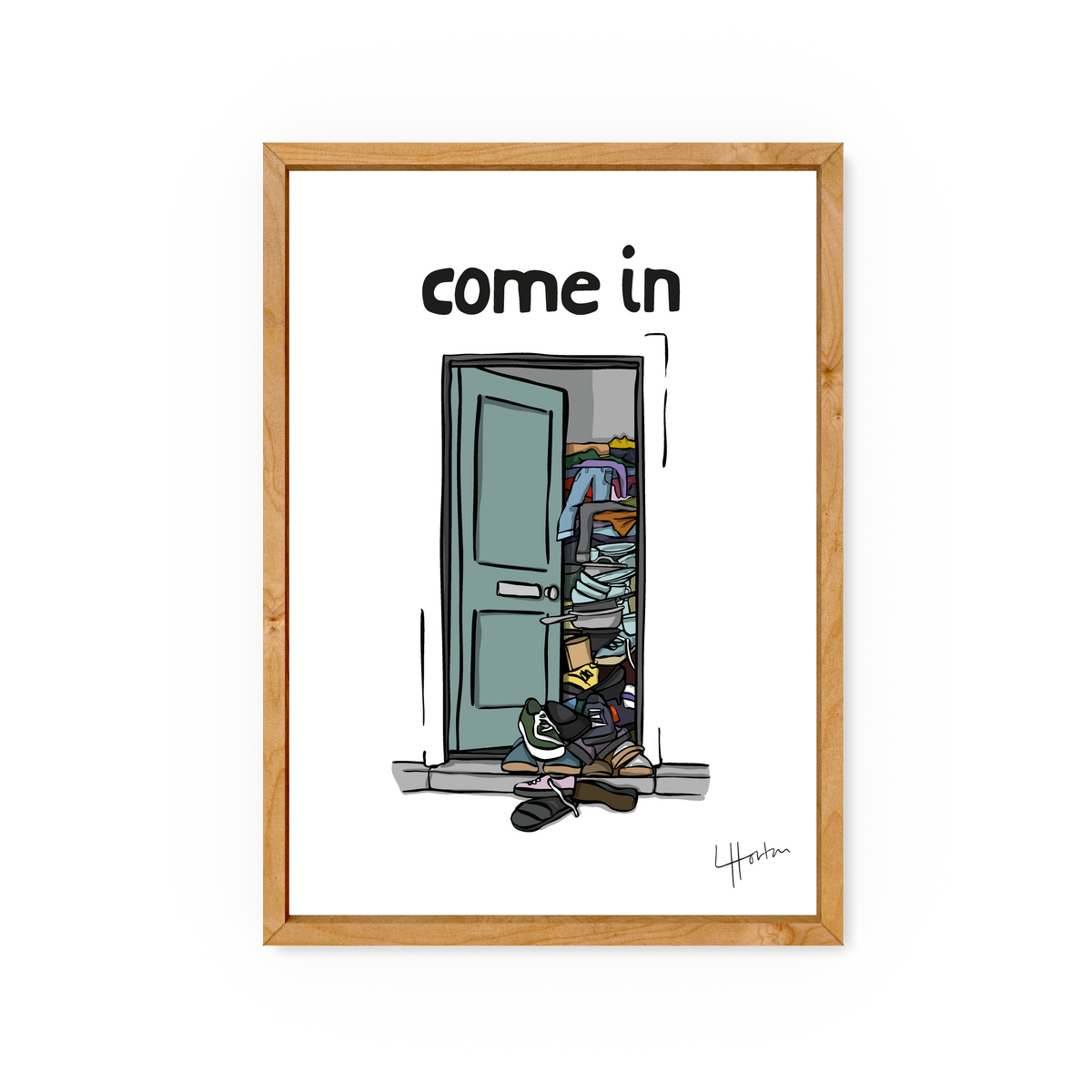 Come in - Art Print - Luke Horton