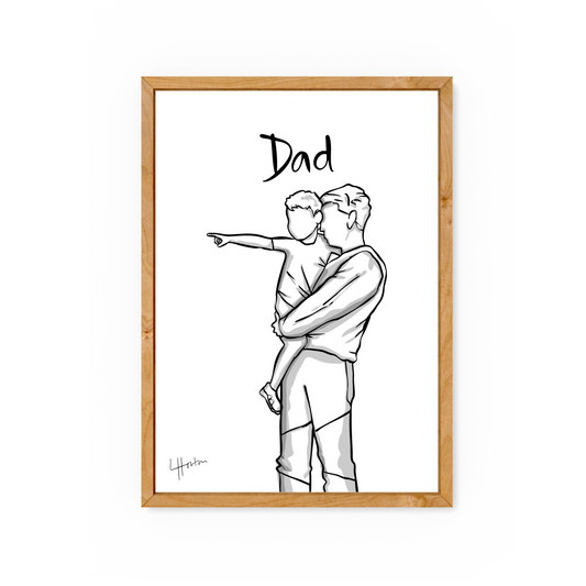 Dad - Art Print - Luke Horton