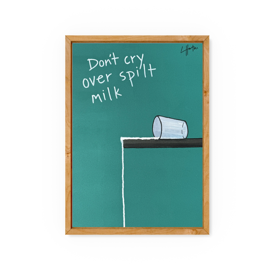 Don't Cry Over Spilt Milk - Art Print - Luke Horton